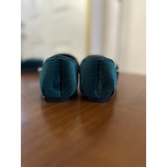 Urban Outfitters Dark Green Velvet Flats - Picture 6 of 8